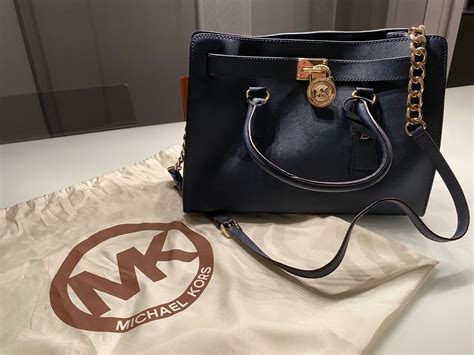 original erkennen michael kors tasche hamilton rot